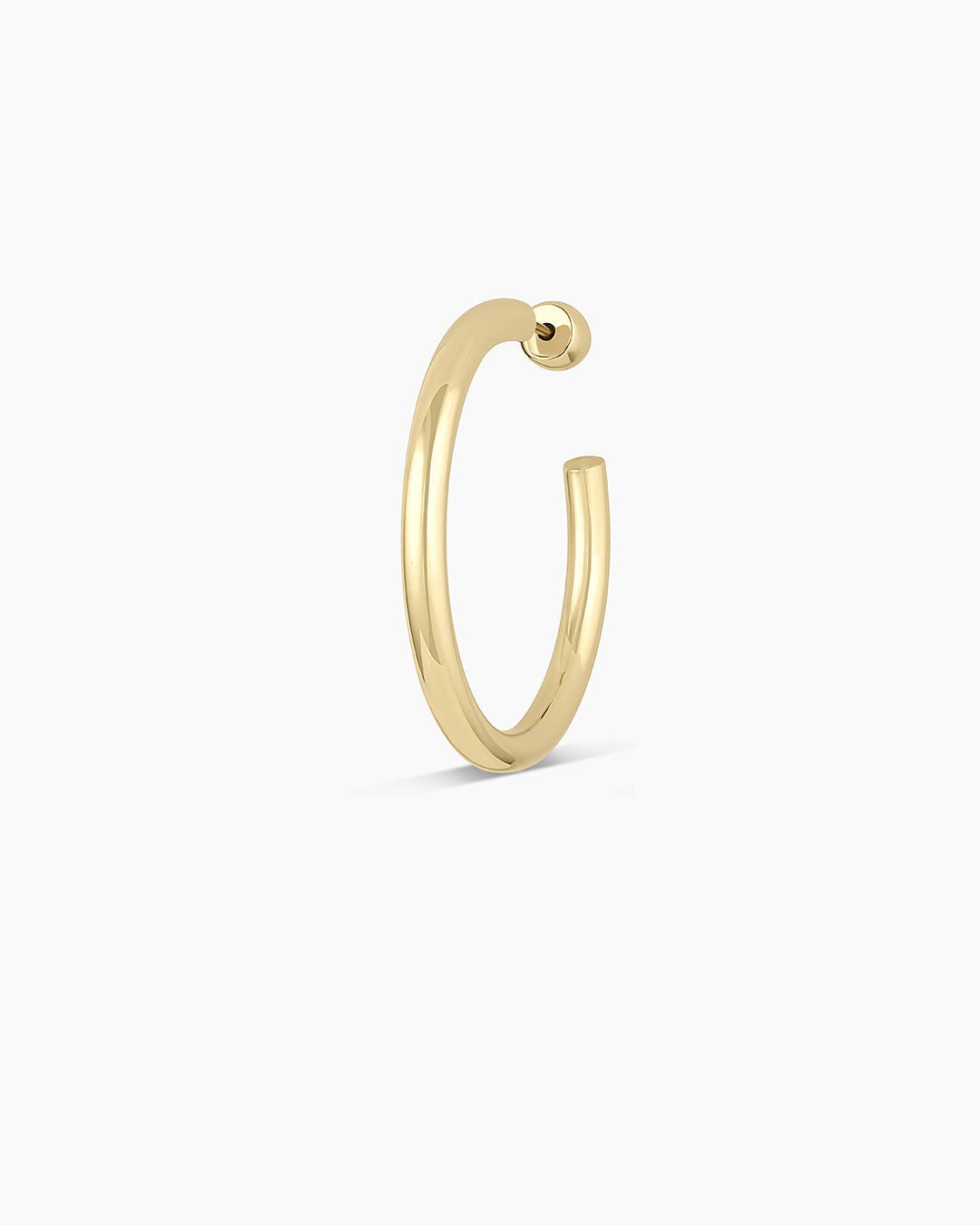 14K Gold Carter Single Hoop