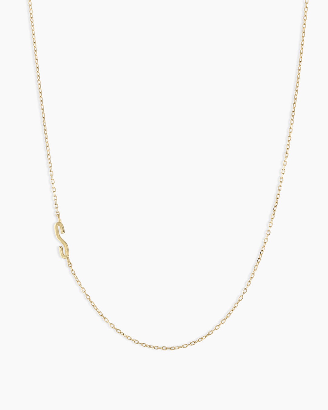 14K Gold Alphabet Necklace