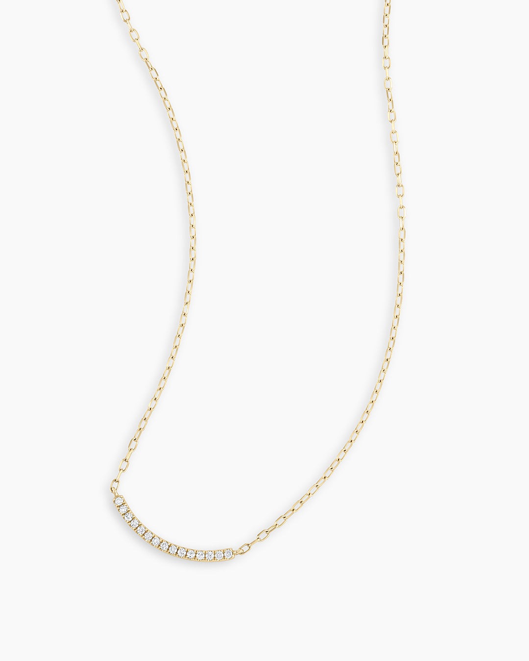 Diamond Taner Bar Mini Necklace