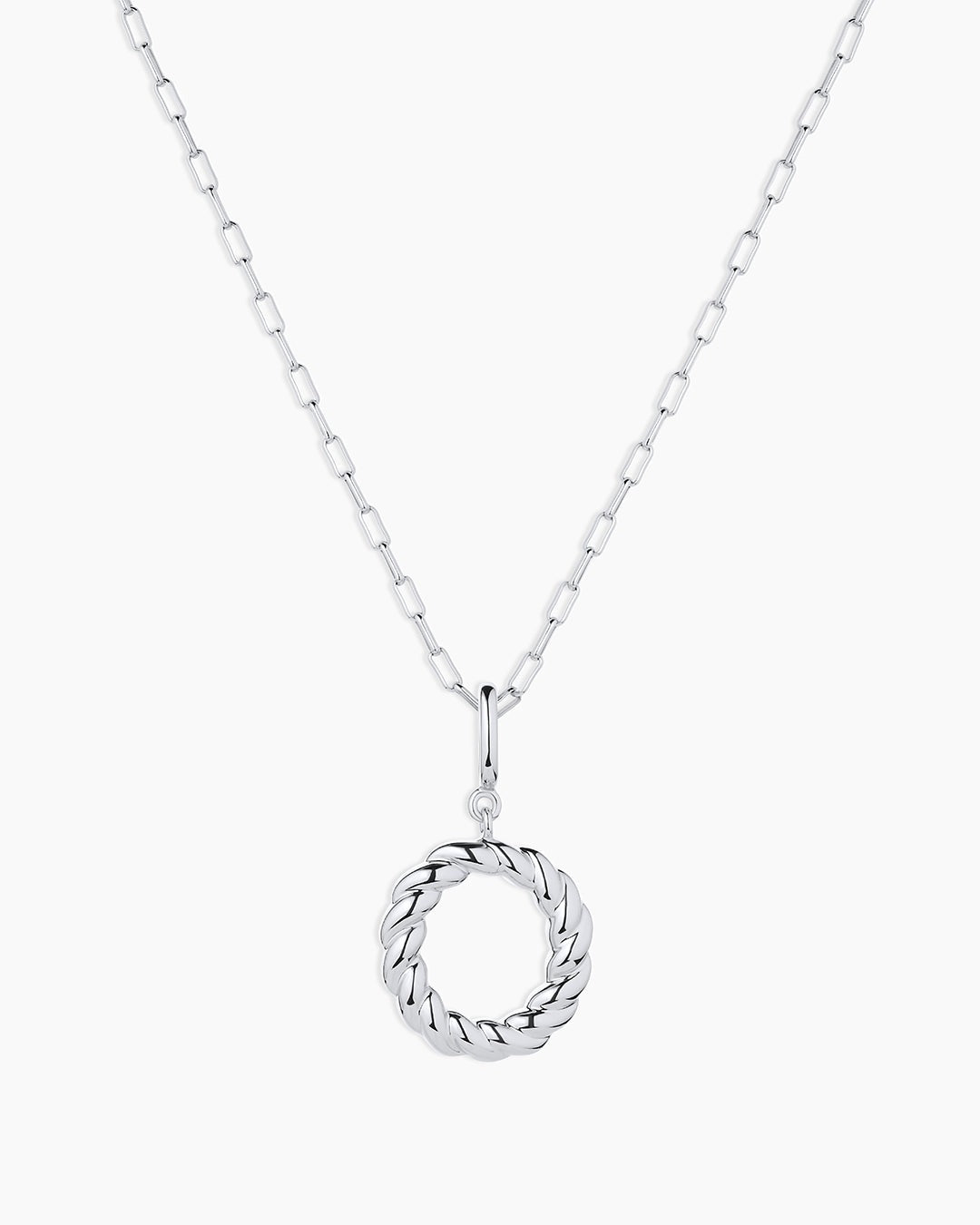 Crew Alphabet Statement Charm Necklace