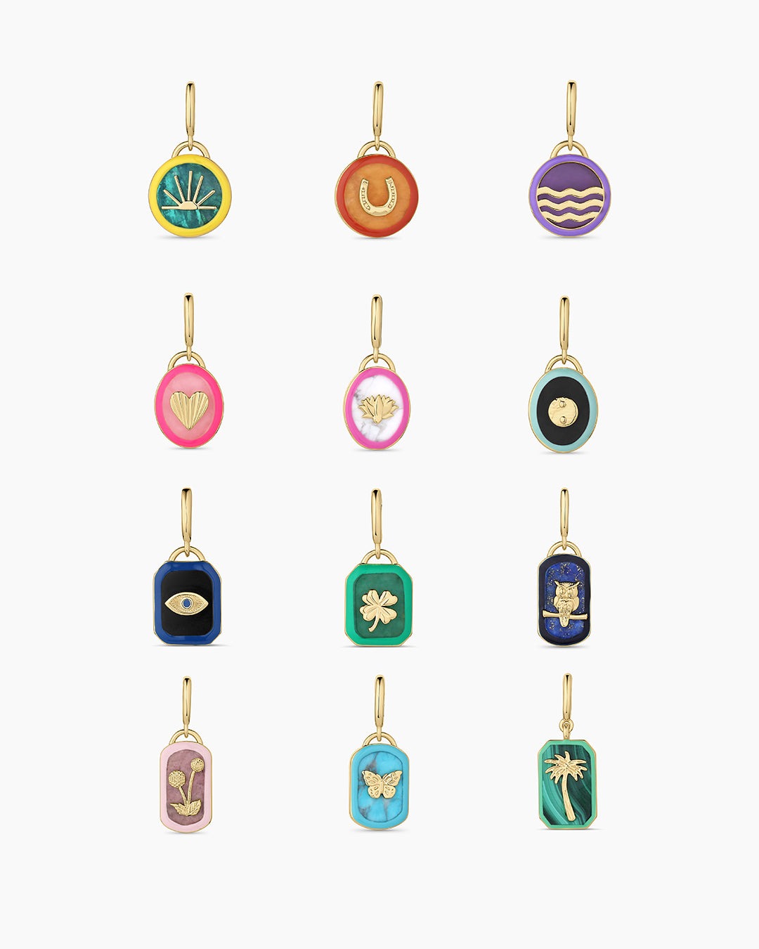 Power Gemstone Wisdom Parker Charm