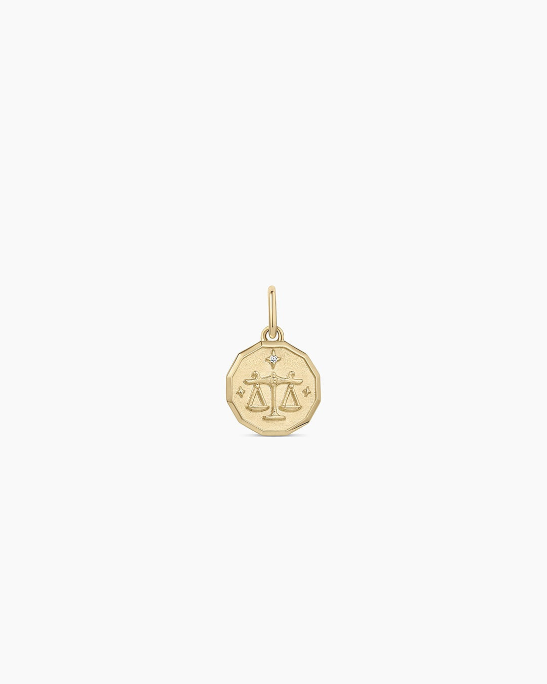 Diamond Zodiac Coin Charm