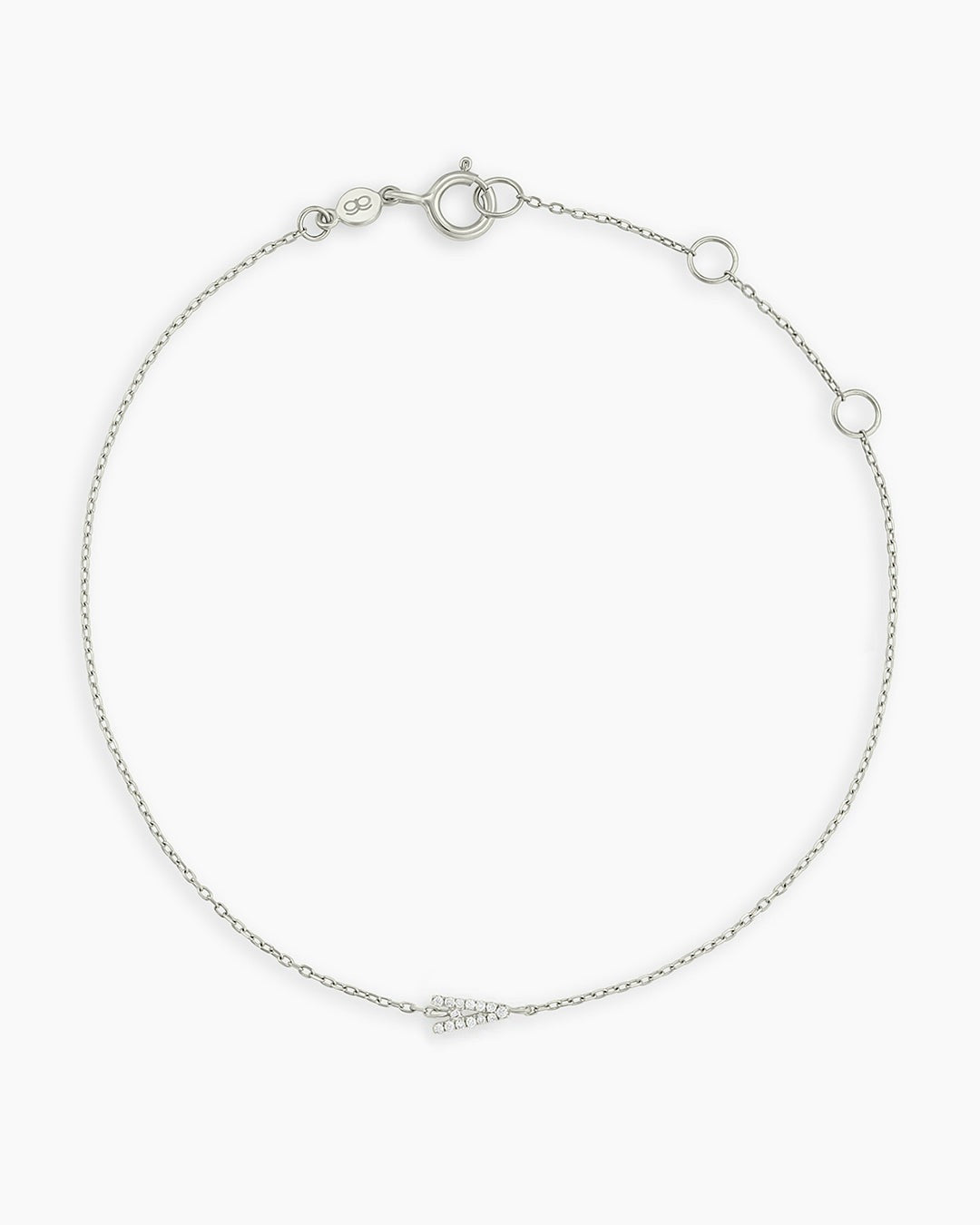 Diamond Pavé Alphabet Bracelet