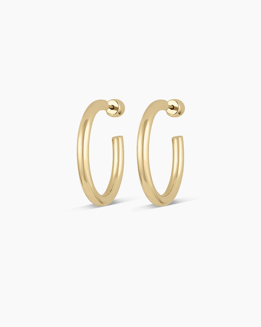14K Gold Carter Hoops