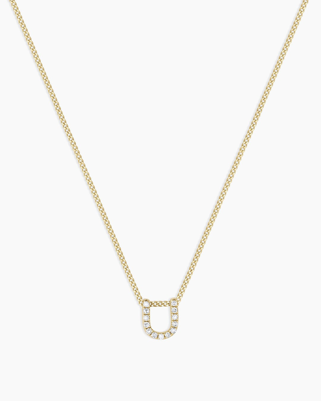 Diamond Alphabet Necklace