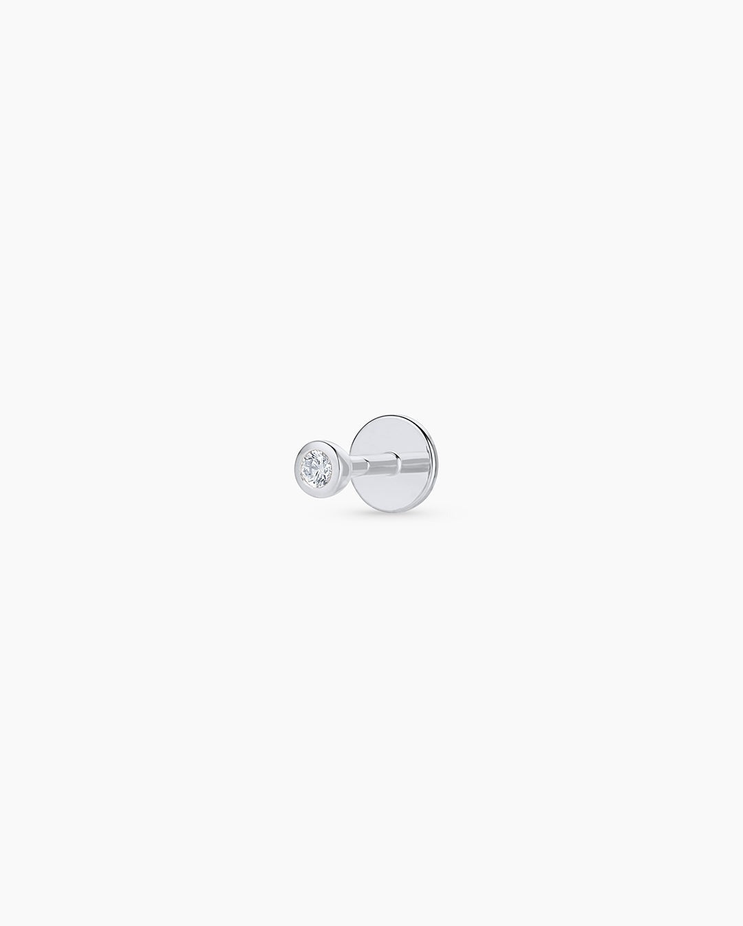 Classic Diamond Flat Back Single Stud