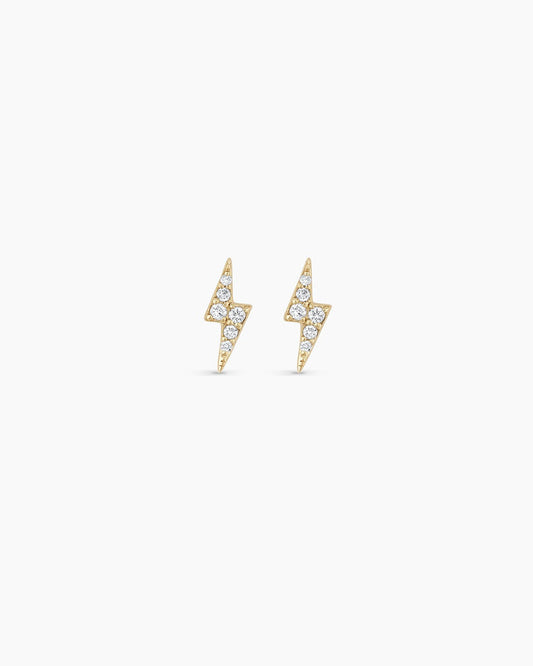 Diamond Lightning Studs