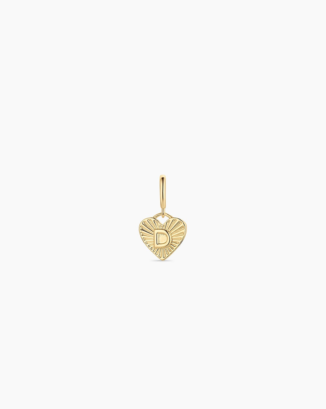 Vintage Heart Alphabet Parker Charm