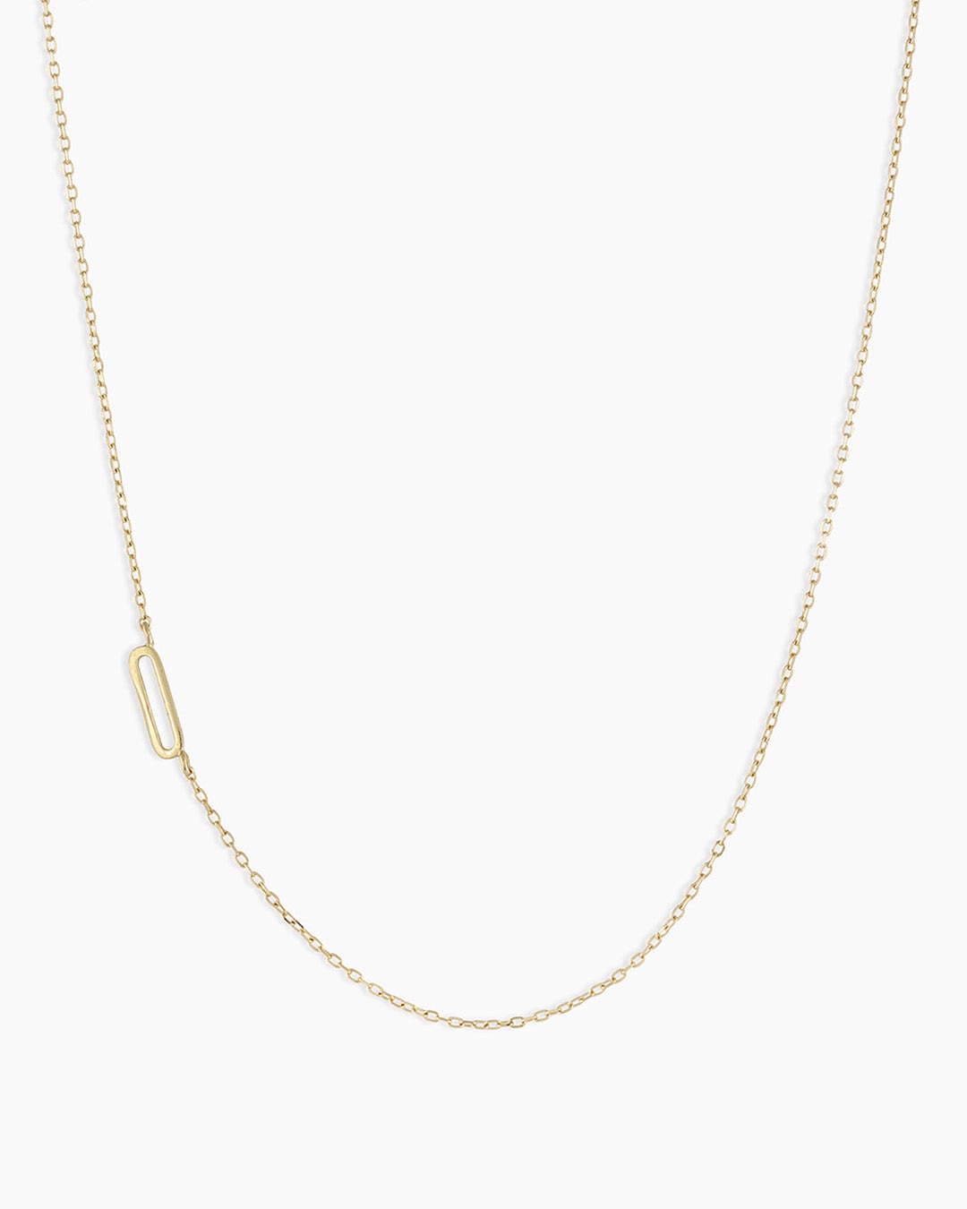 14K Gold Alphabet Necklace