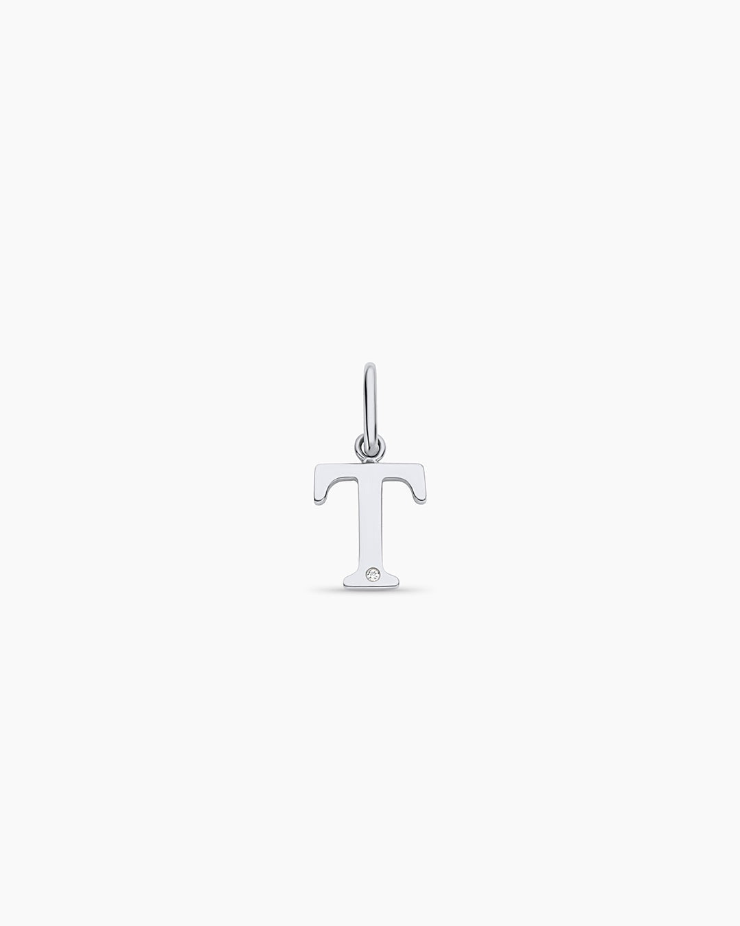 Diamond Vintage Alphabet Charm