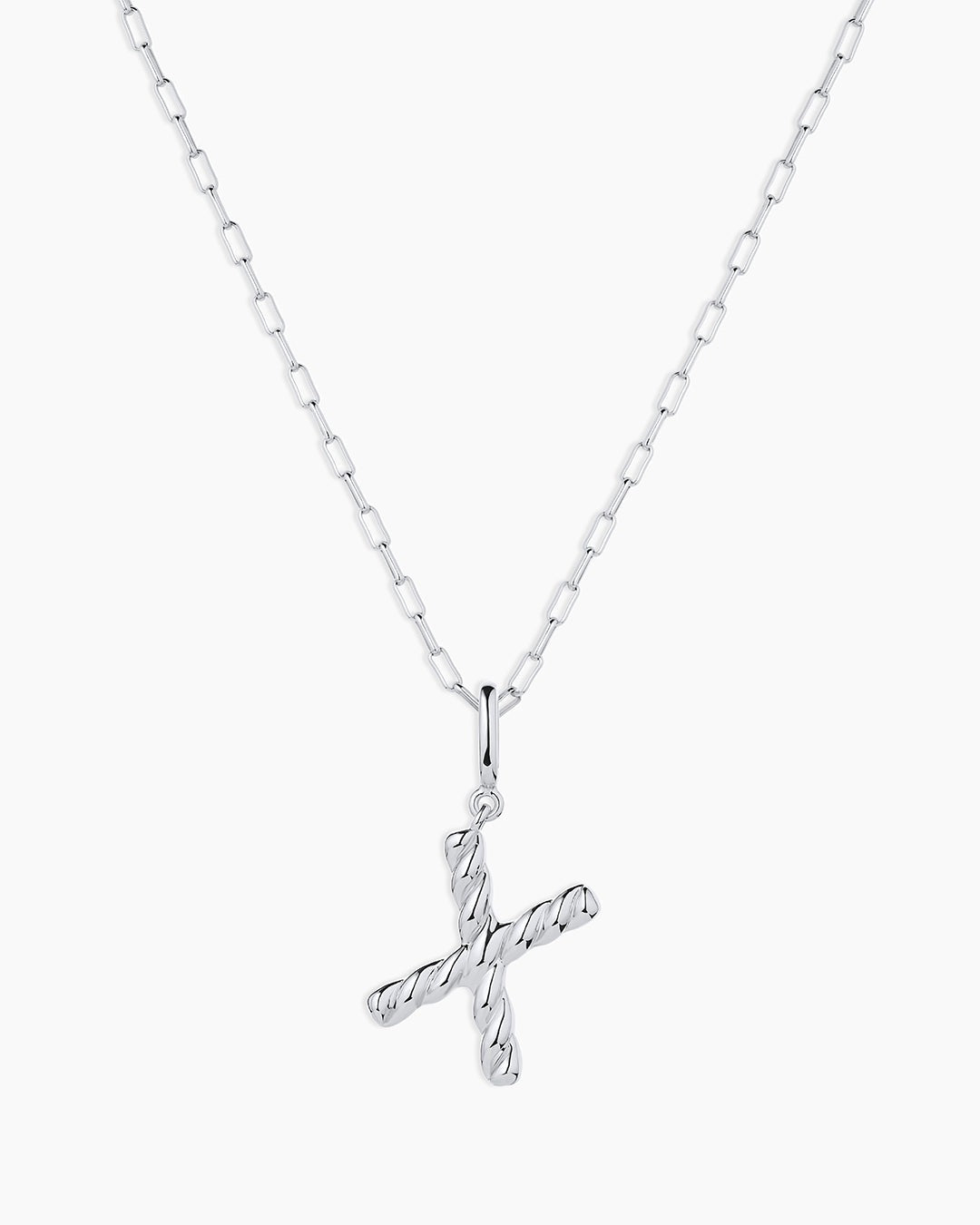 Crew Alphabet Statement Charm Necklace