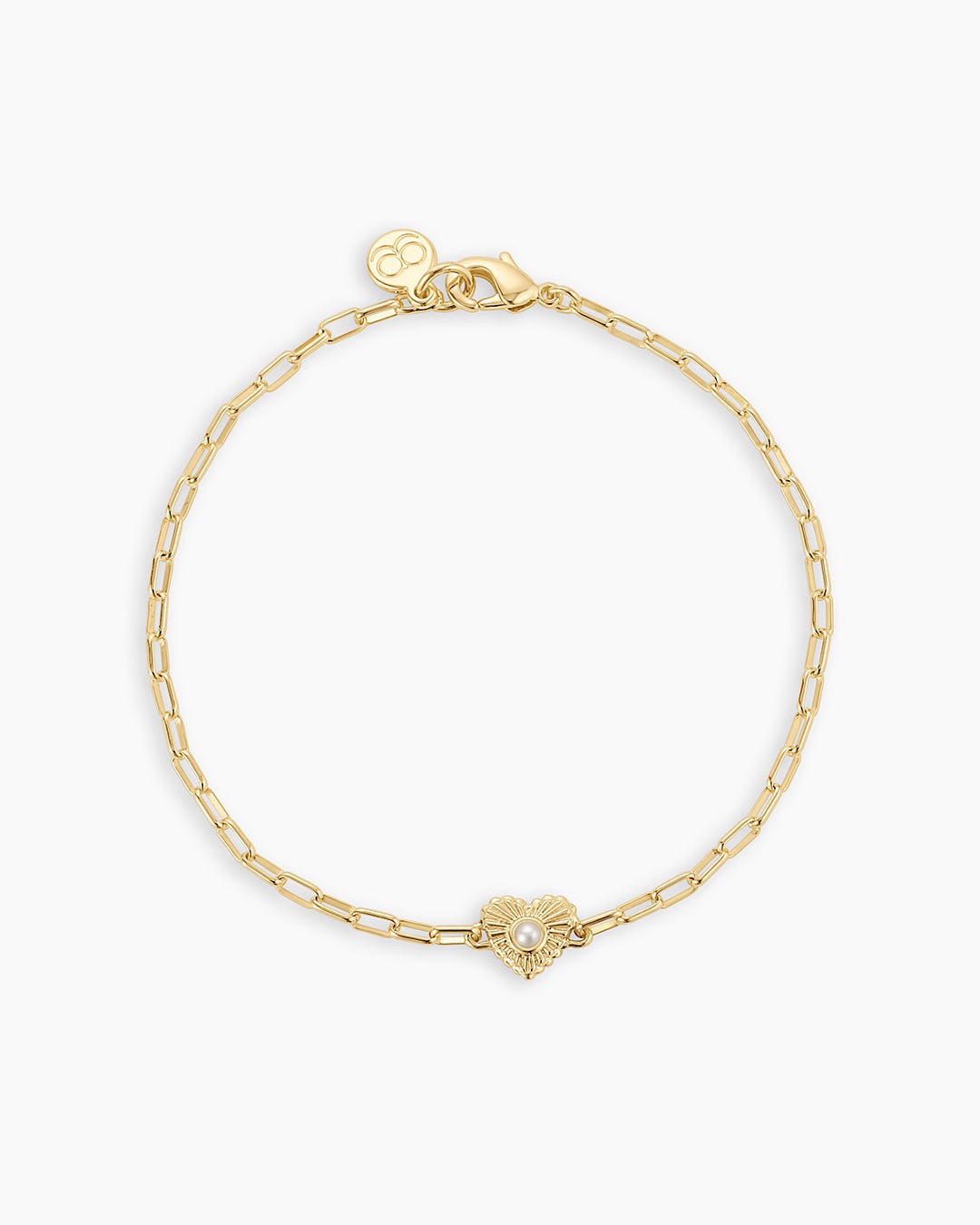 Birthstone Heart Bracelet