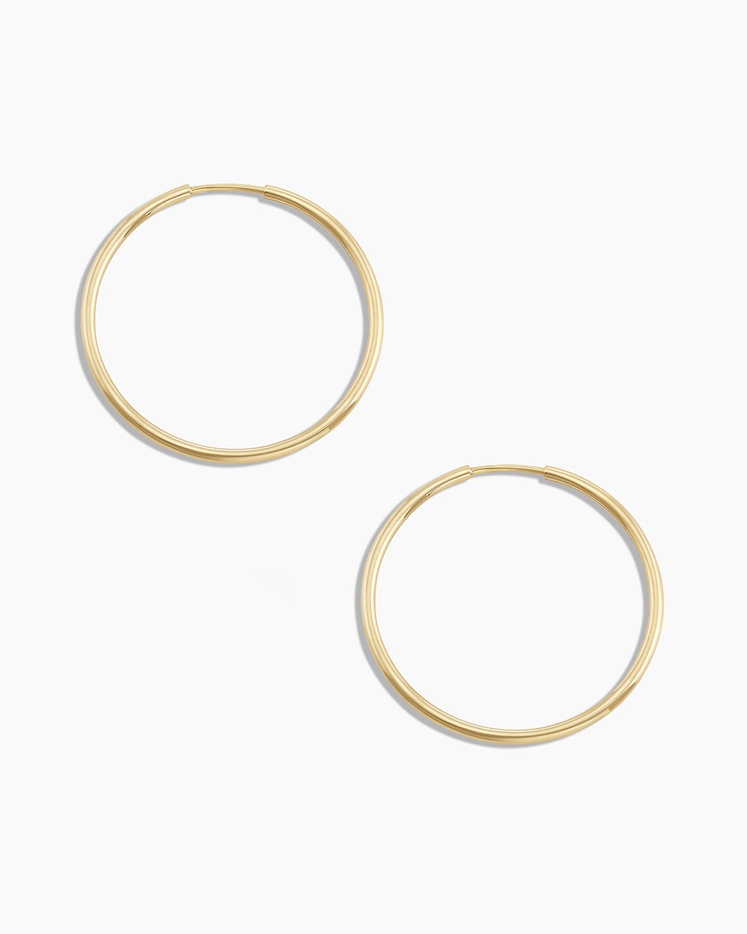 14K Gold Classic Hoops