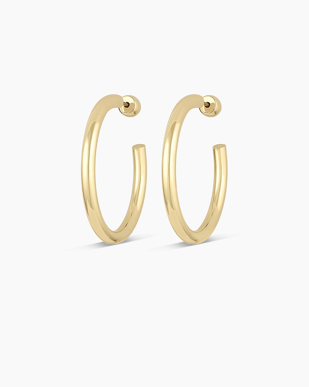 14K Gold Carter Hoops