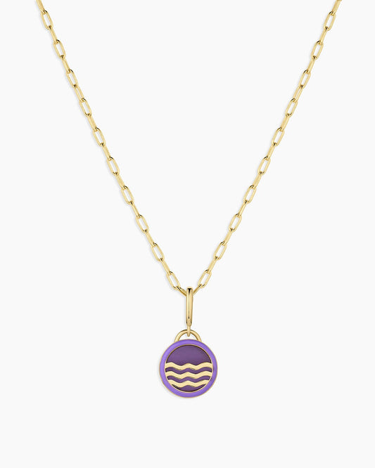 Power Gemstone Parker Charm Necklace Tranquility