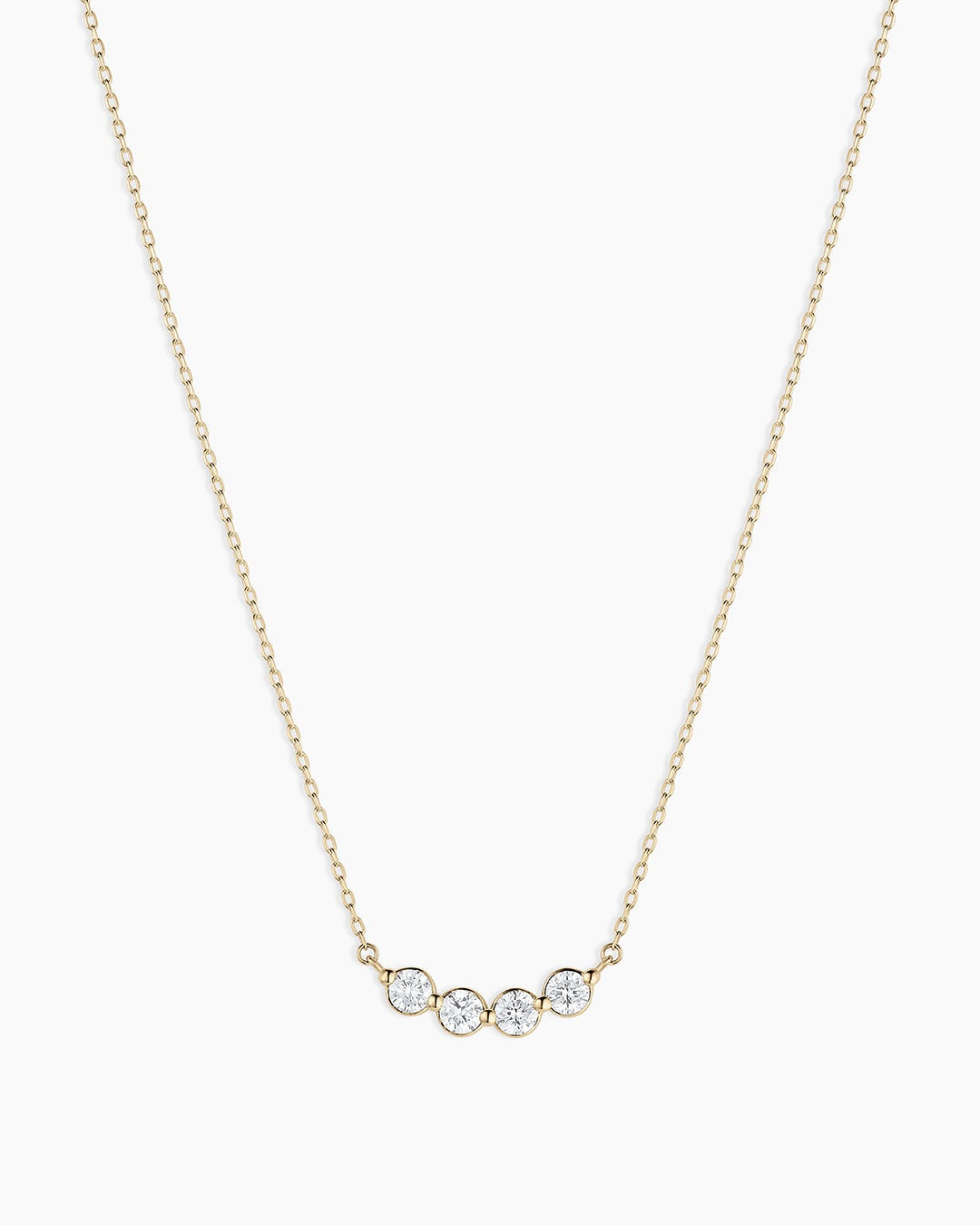 Lab Grown Diamond Halo Cluster Necklace
