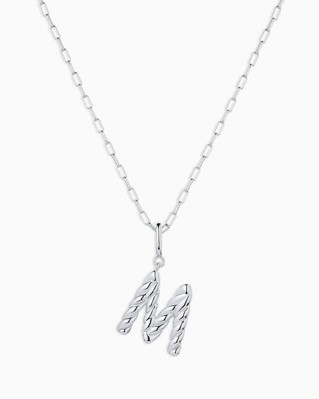 Crew Alphabet Statement Charm Necklace