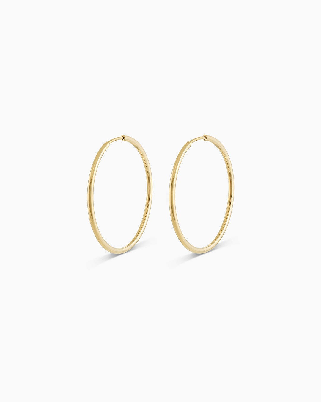 14K Gold Classic Hoops