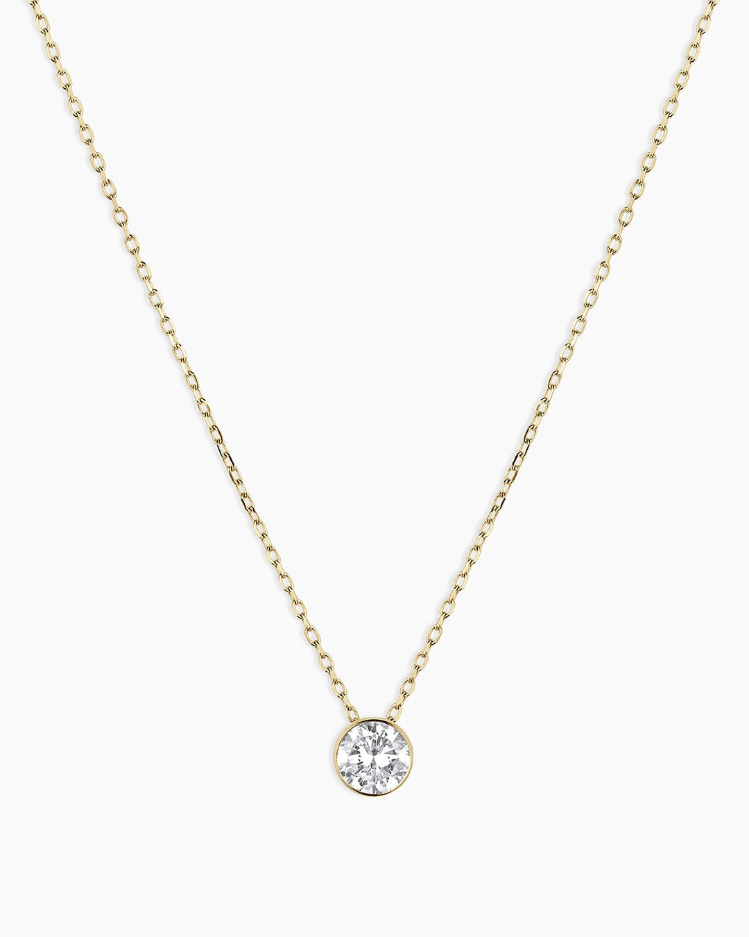 Lab Grown Diamond Halo Necklace