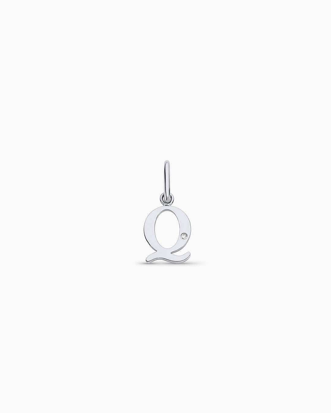 Diamond Vintage Alphabet Charm