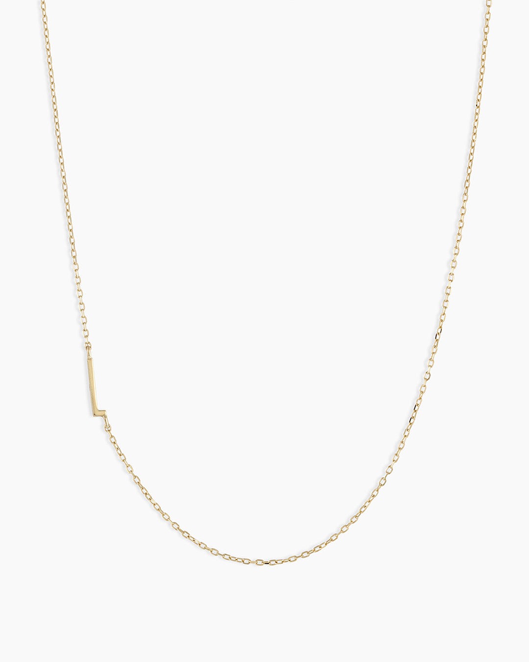 14K Gold Alphabet Necklace