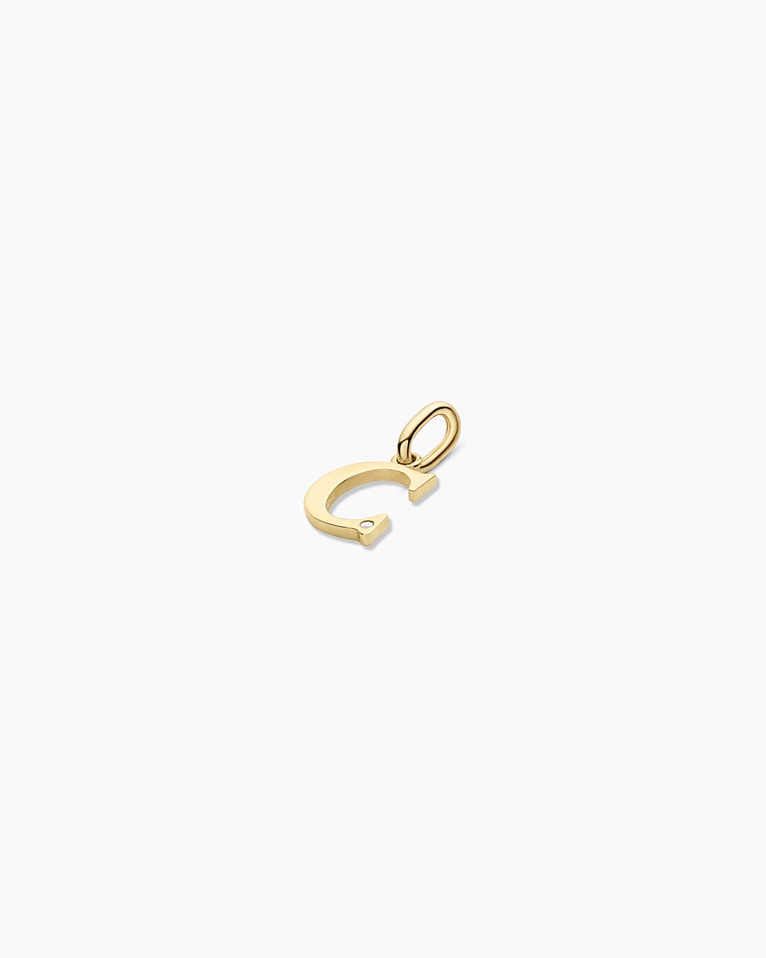 Diamond Vintage Alphabet Charm