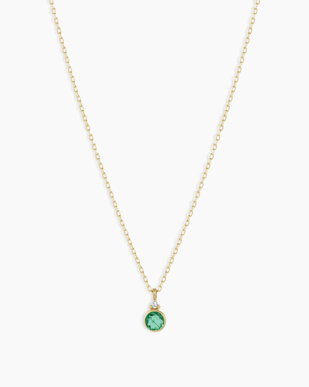 14K Gold Birthstone Necklace