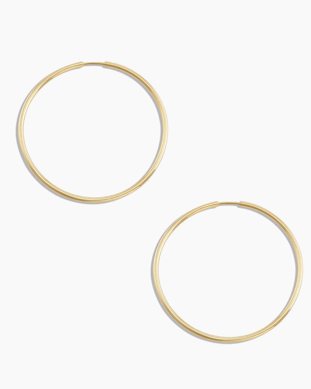 14K Gold Classic Hoops