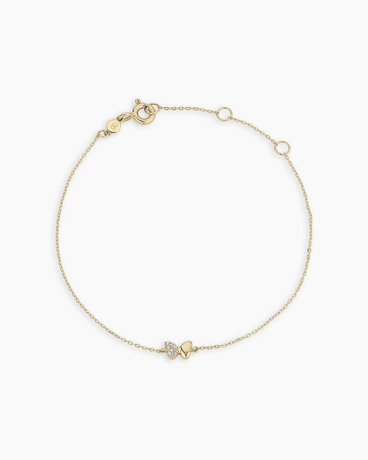 Diamond Bond Butterfly Bracelet