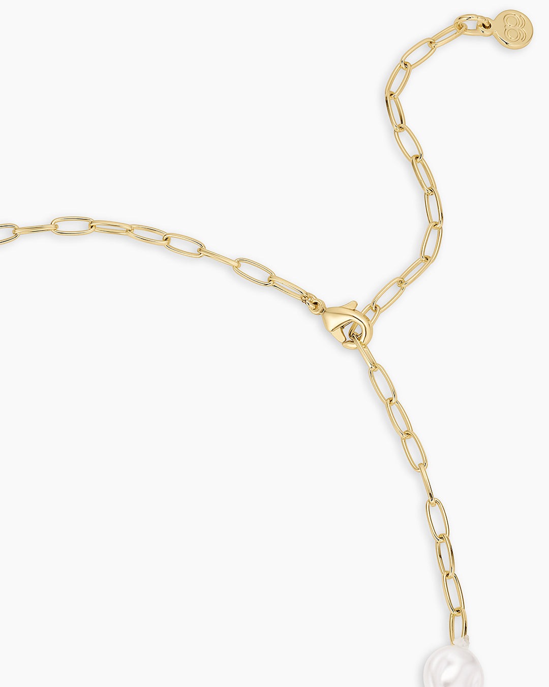 Reese Pearl Mini Charm Necklace