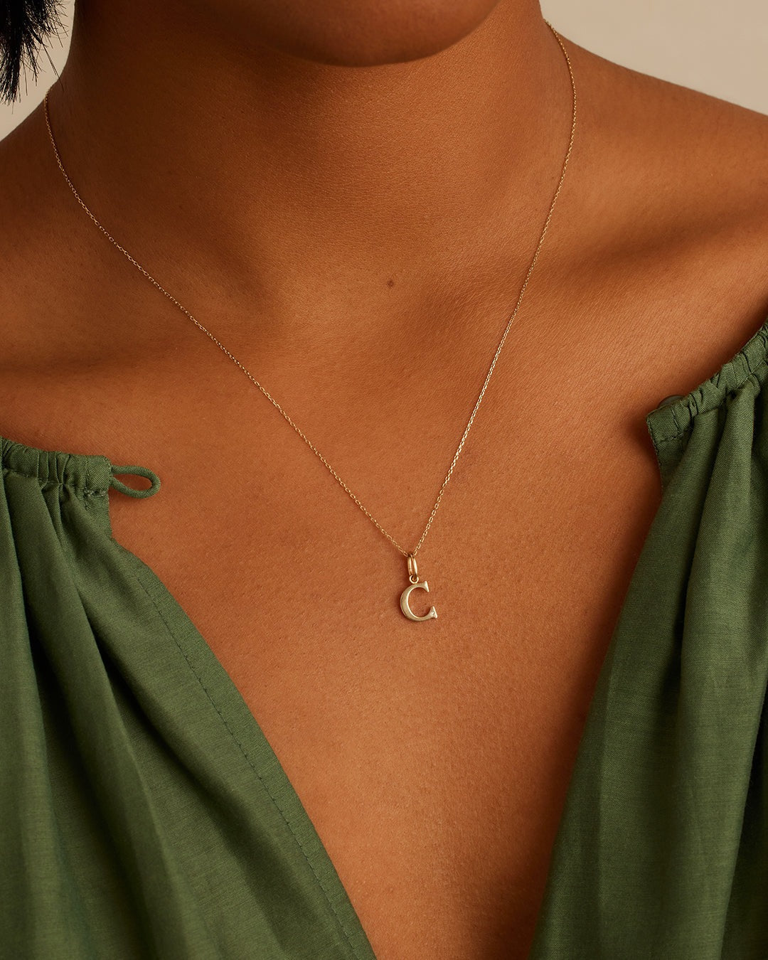 Diamond Vintage Alphabet Charm