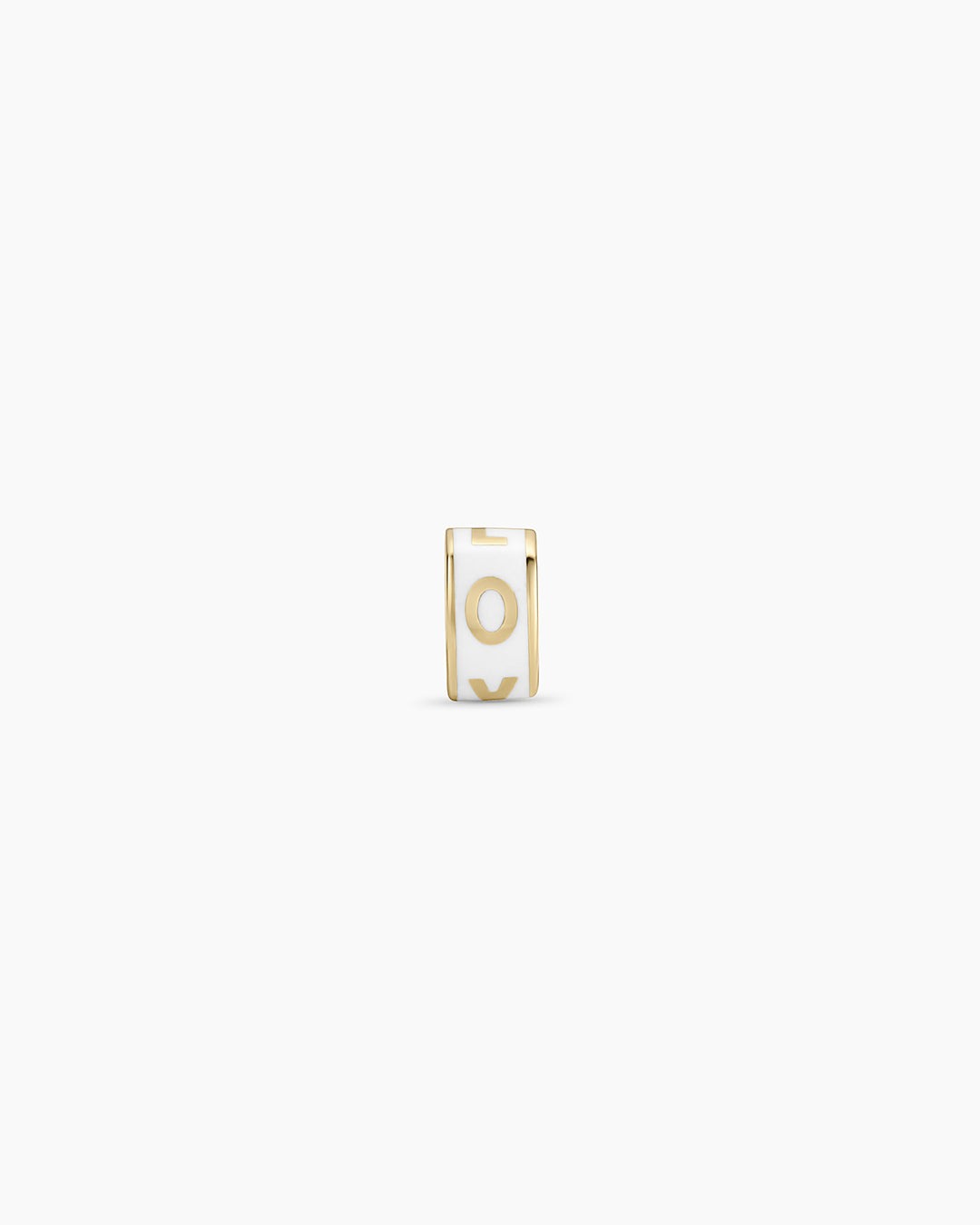 14K Gold Love Halo Charm