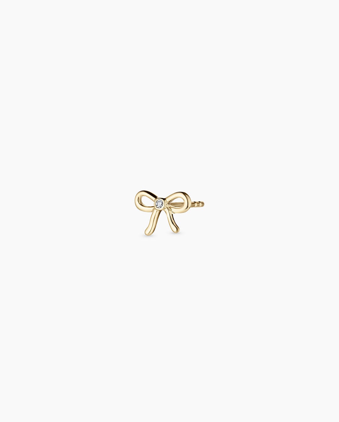 Diamond Put a Bow on it Single Stud