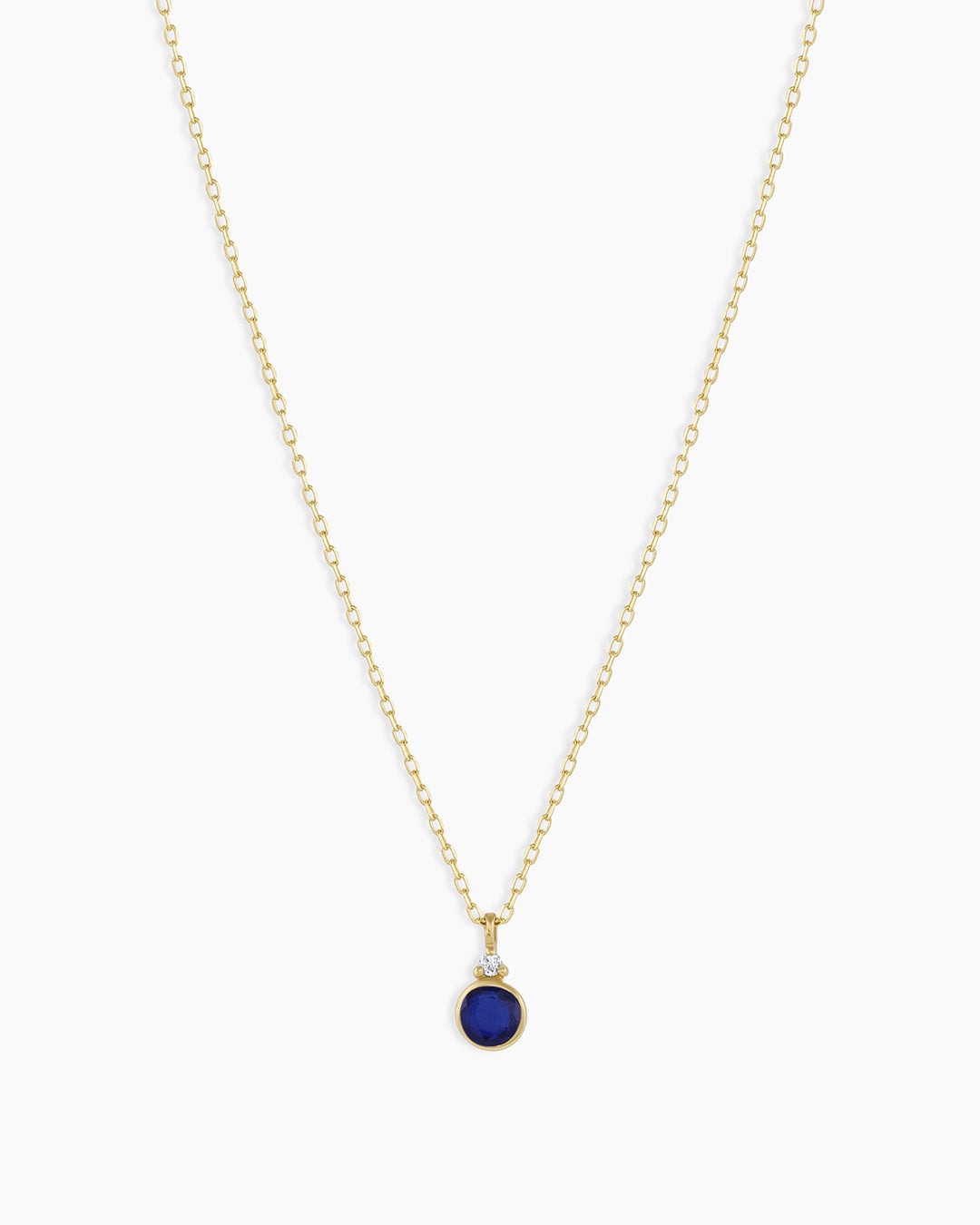 14K Gold Birthstone Necklace
