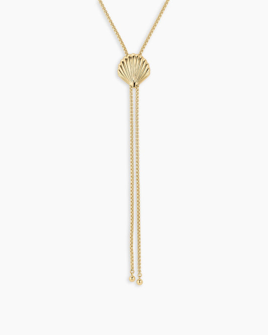 Scallop Bolo Necklace